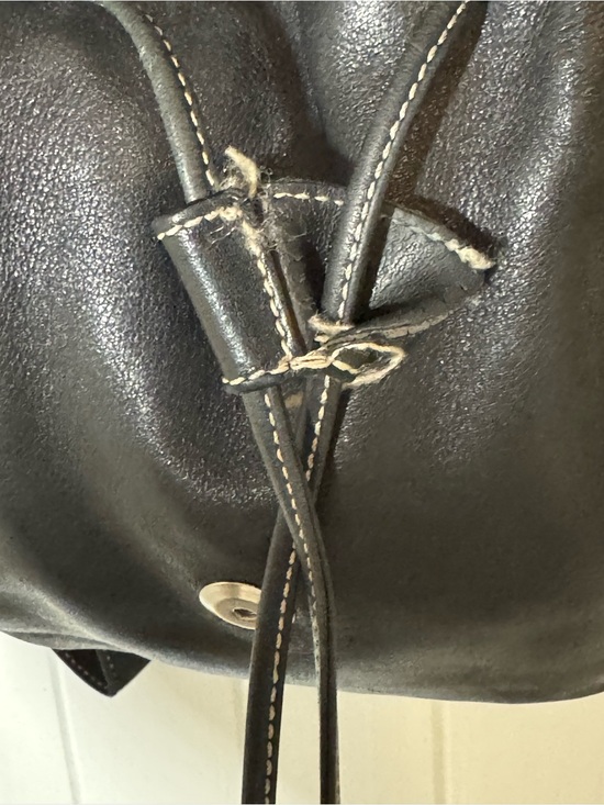 Coach 9569 Legacy Black Leather Drawstring Mini Backpack main image 4